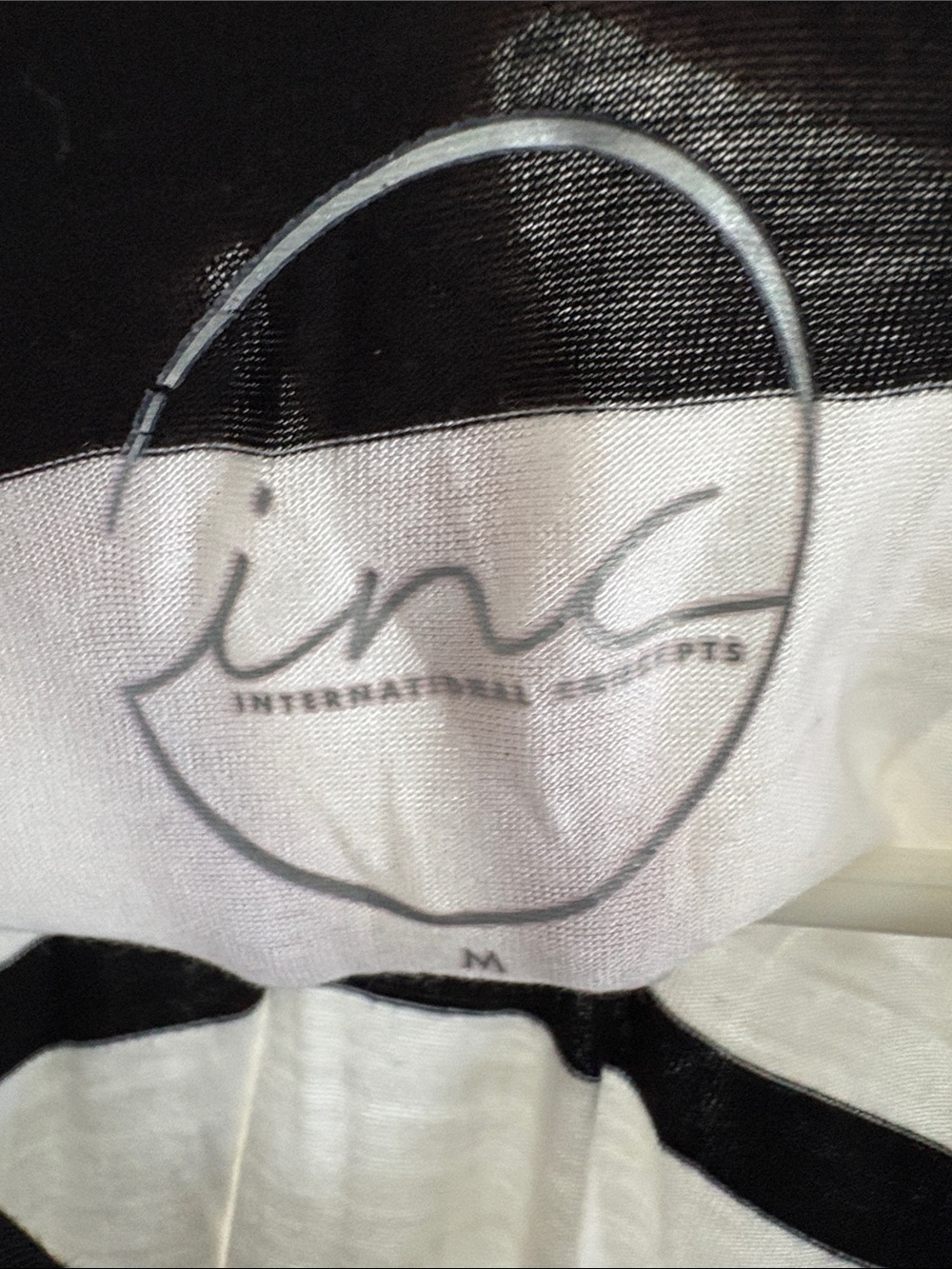 INC Short Sleeve Top Size M - Picture 5 of 5